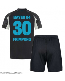 Bayer Leverkusen Jeremie Frimpong #30 Echipament de Fotbal Replică 2024-25 Copii Treilea (+ Șorturi)